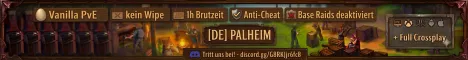 [DE] Palheim • Crossplay Vanilla PvE • Kein Wipe 24/7