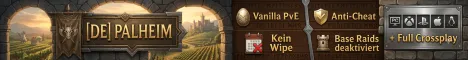 [DE] Palheim • Crossplay Vanilla PvE • Kein Wipe 24/7