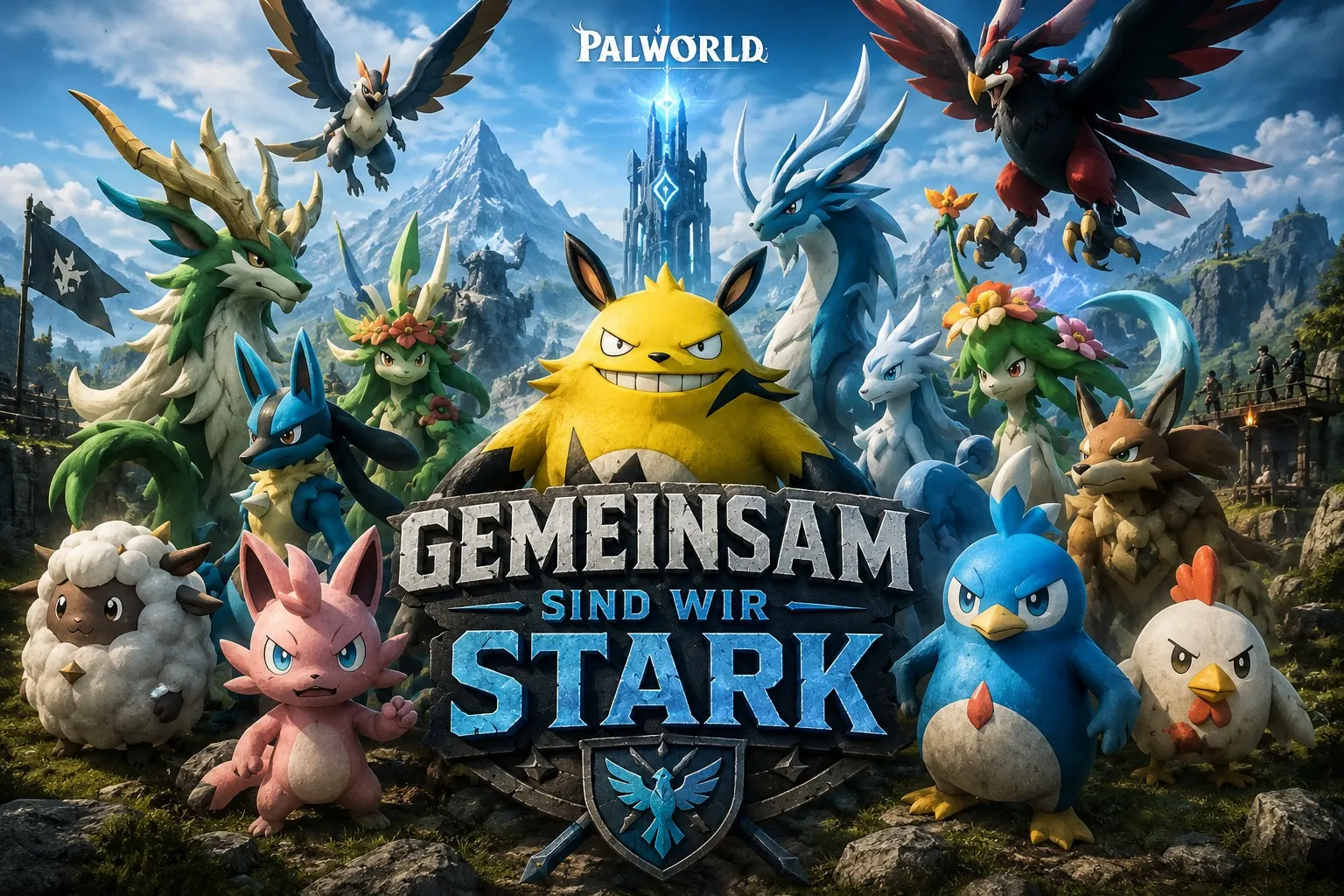 Serverbeschreibungs Banner von [DE] Gemeinsam sind wir stark  (Vanilla Plus)