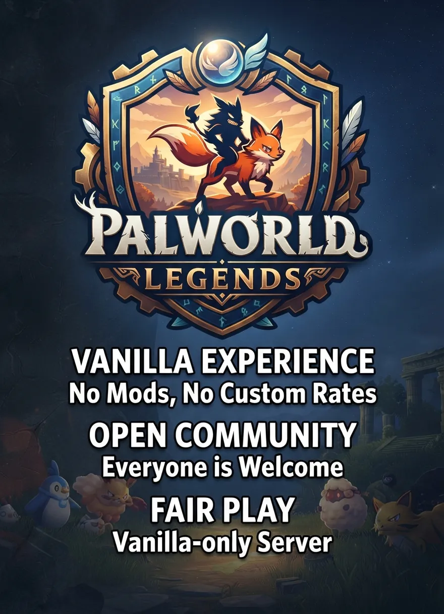 Serverbeschreibungs Banner von Palworld Legends [PVE] EU