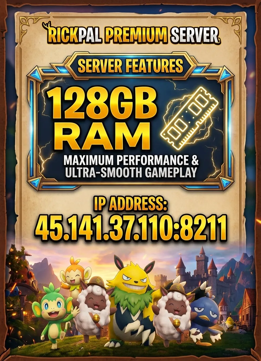 Serverbeschreibungs Banner von RickPal Premium Server