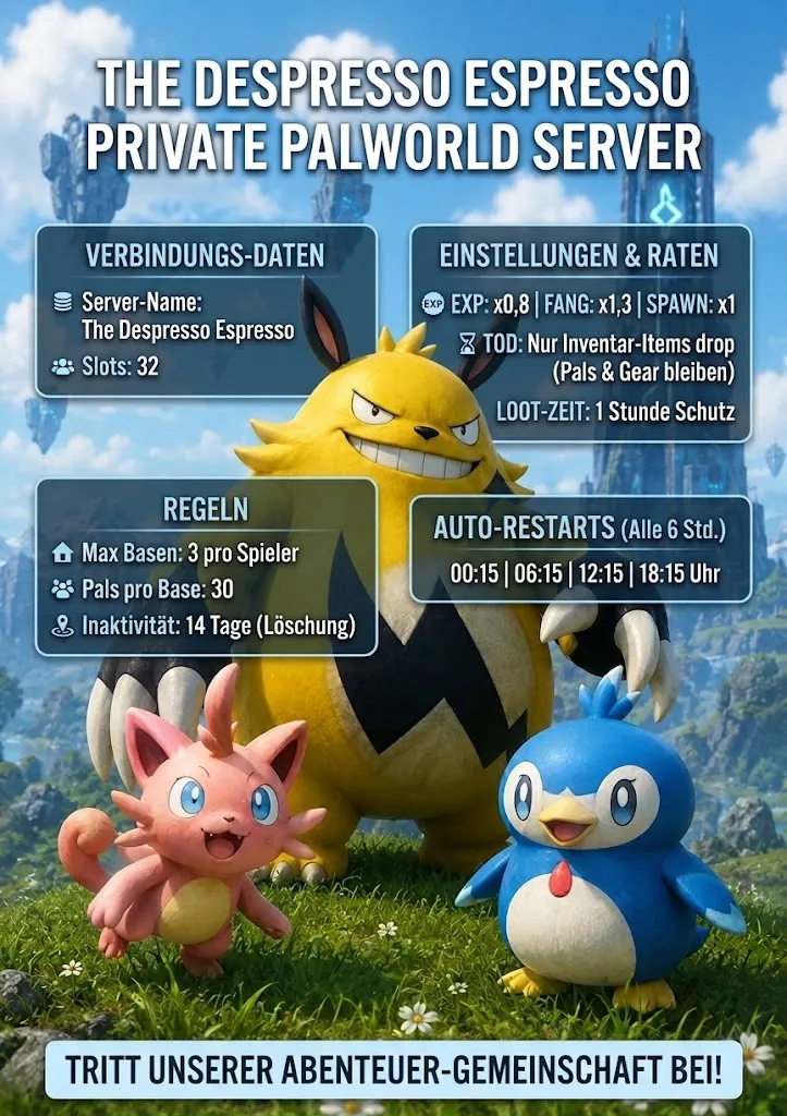 Serverbeschreibungs Banner von The Despresso Espresso